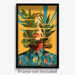 Russian Movie Poster - Nice Barcelona (Russia Psychedelic Art Retro Film Print)