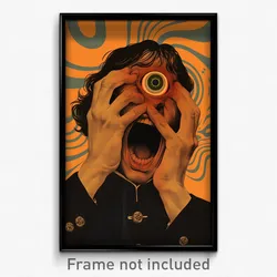 German Movie Poster - Vacant Mouth (Germany Psychedelic Art Retro Film Print)