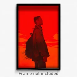 Icelandic Movie Poster - Man Feeling Adoration, Mysterious Shoulder Bag (Print)