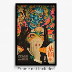 Chinese Movie Poster - Woman Feeling Discomfort, Spanish Green Neckwear (Print)