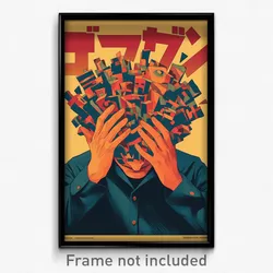 Brazilian Movie Poster - Man Feeling Sullenness, Noisy Red Headwear (Art Print)