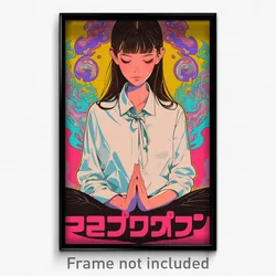 Thai Movie Poster - Girl Feeling Calmness, Posh Side Tie Shirt (Art Print)
