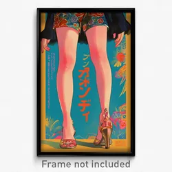 Mexican Movie Poster - Woman Feeling Adoration, Imaginative Print Shorts (Print)