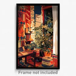 Russian Movie Poster - Impressive Room (Russia Psychedelic Art Retro Film Print)