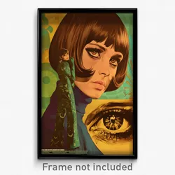German Movie Poster - Woman Feeling Fondness, Quixotic Ribbed Bodysuit (Print)