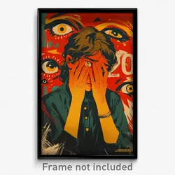 Greek Movie Poster - Boy Feeling Paranoid, Homely Blouse (Greece Film Art Print)