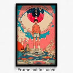 Movie Art Poster - Boy Feeling Jealousy, Worldly White Socks (Retro Film Print)