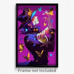 Art Poster - Butterfly Feeling Astonished Wearing Attractive Fedora