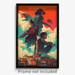 Mexican Movie Poster - Simple Metropolis (Mexico Retro Film Art Print)