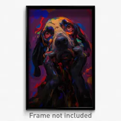 Art Poster - Gloomy Puppy (Psychedelic Trippy Weird 11x17 Print)