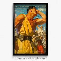 Greek Movie Poster - Man Feeling Mad, Enchanting Sleeveless (Greece Art Print)