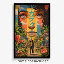 Brazilian Movie Poster - Gray Dam (Brazil Psychedelic Art Retro Film Print)