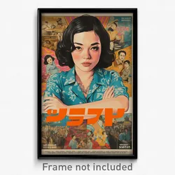Thai Movie Poster - Girl Feeling Indignant, Well Off Sleeves Rolled Up (Print)