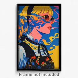 German Movie Poster - Girl Feeling Self Motivated, Well Made Apron (Art Print)