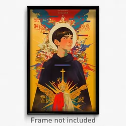 Greek Movie Poster - Boy Feeling Hope, Fluffy Two Sided Cape (Greece Art Print)