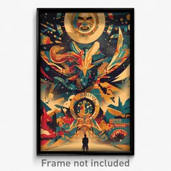 Mexican Movie Poster - Grandiose Ramp (Mexico Psychedelic Art Retro Film Print)