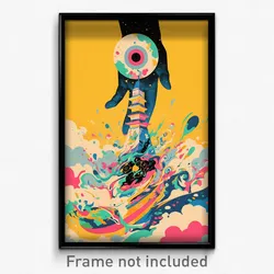 German Movie Poster - Clear Pagoda (Germany Psychedelic Art Retro Film Print)