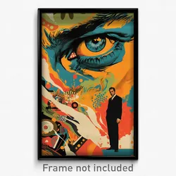 Greek Movie Poster - Flashy Journal (Greece Psychedelic Art Retro Film Print)