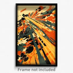 German Movie Poster - Flashy Promenade (Germany Retro Film Art Print)