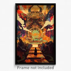 Icelandic Movie Poster - Thick Antechamber (Iceland Retro Film Art Print)