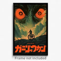 Icelandic Movie Poster - Wiry Wheels (Iceland Psychedelic Art Retro Film Print)