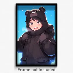 Anime Art Poster - Boy Feeling Driven Wearing Genuine Winter Uniform (Print)