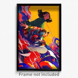 Indonesian Movie Poster - Girl Feeling Helpless, Artistic Leggings (Art Print)