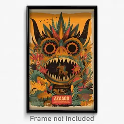 Mexican Movie Poster - Blissful Grate (Mexico Psychedelic Art Retro Film Print)
