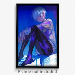 Art Poster - Boy Feeling Ennui Wearing Humble Leggings (Art Print)