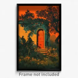 Spanish Movie Poster - International Door (Spain Retro Film Art Print)