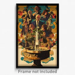 German Movie Poster - Esteemed Statue (Germany Psychedelic Art Retro Film Print)