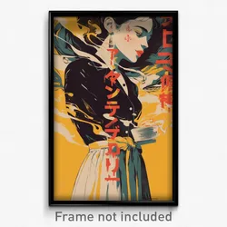 Thai Movie Poster - Girl Feeling Dismay, Classic Waist Apron (Art Print)