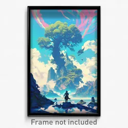 Movie Art Poster - Stupendous Trees (Psychedelic Retro Weird Film Print)