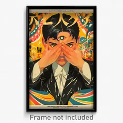 Japanese Movie Poster - Boy Feeling Perplexed, Remarkable Front Tie Top (Print)