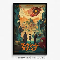 Icelandic Movie Poster - Remarkable French City (Iceland Retro Film Art Print)