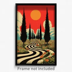 German Movie Poster - Spectacular Path (Germany Retro Film Art Print)