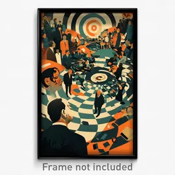 Greek Movie Poster - Crowded Copenhagen (Greece Retro Film Art Print)