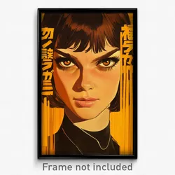 German Movie Poster - Girl Feeling Claustrophobic, Reasonable Gold Choker