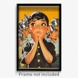 Mexican Movie Poster - Boy Feeling Unhappy, Cheery Silver Dress (Art Print)