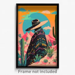 Mexican Movie Poster - Cold Boulevard (Mexico Psychedelic Art Retro Film Print)