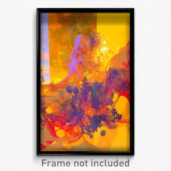 Art Poster - Made Up Plastic (Psychedelic Trippy Weird 11x17 Cartoon Print)