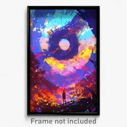 Movie Art Poster - Shifty Trenches (Psychedelic Trippy Retro Cartoon Film Print)
