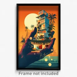 Brazilian Movie Poster - Acclaimed Italian Architecture (Brazil Film Art Print)
