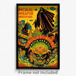 Mexican Movie Poster - Immaculate Dump (Mexico Psychedelic Art Retro Film Print)