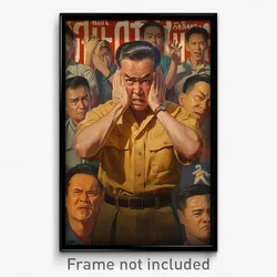 Thai Movie Poster - Man Feeling Embarrassment, Lovely Loose Clothes (Art Print)