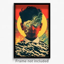 Mexican Movie Poster - Boy Feeling Trust, Amusing White Collar (Art Print)