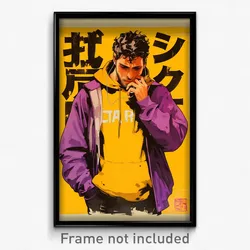 German Movie Poster - Man Feeling Claustrophobic, Well Off Purple Hoodie (Print)