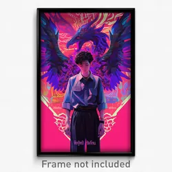 Thai Movie Poster - Boy Feeling Dumbstruck, Animated Purple Wings (Art Print)