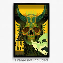 Mexican Movie Poster - Silent Butte (Mexico Psychedelic Art Retro Film Print)