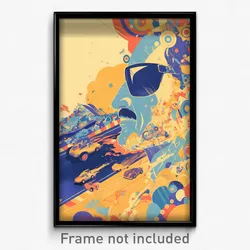 Bollywood Movie Poster - Cluttered Racetrack (India Retro Hindi Film Art Print)